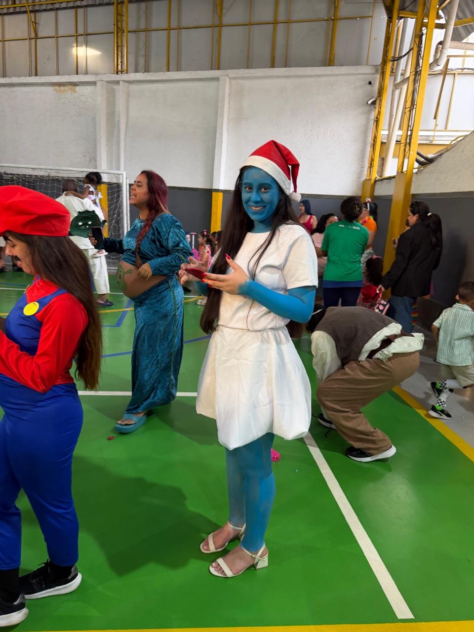 A Smurfette mais simpática de Bangu